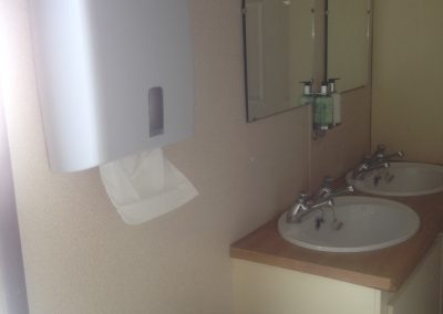 Large Luxury Blue Mobile Toilet Unit 9