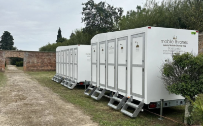 Luxury Toilet & Shower Units at Burghley Horse Trials