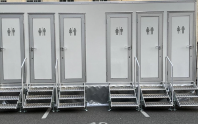 6 Bay Unisex Toilet Unit